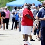 Voters in Lexington, Kentucky, waited more than 90 minutes to vote on June 23. 