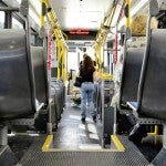 interior of Houston METRO bus