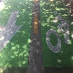 Lamar bike lane markings
