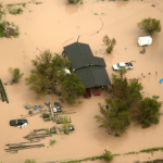 Flooded homes