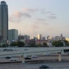 The Houston skyline along Highway 69 near Interstate 610.