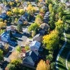 Aerial photo of a neighborhood