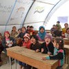 Aleppo students in a classroom