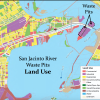 San Jacinto River waste pits map