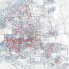 Renter map of Harris County