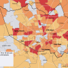 Map of Harris County showing the number of youth aged 16 to 19 who are not in school and are unemployed Map of Harris County showing the number of youth aged 16 to 19 who are not in school and are unemployed