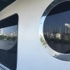 Windows on a boat