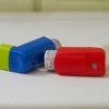 Close-up photo of an inhaler Close-up photo of an inhaler