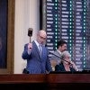 House Speaker Dennis Bonnen presiding over his first votes as speaker of the house. Jan. 9, 2019. Miguel Gutierrez Jr. / The Texas Tribune.  Miguel Gutierrez Jr. / The Texas Tribune.