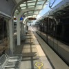 Image of green line Altic/Howard Hughes station in Houston
