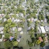 photo of Houston after Hurricane Harvey in 2017