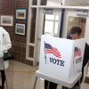 Image of people voting