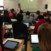 Students in a classroom