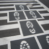 Crosswalk with Hopscotch pattern