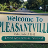 Welcome to Pleasantville street sign