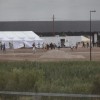 The tent city at Tornillo Port of Entry near El Paso on June 16, 2018. The facility was created to house immigrant children who were separated from their parents when they crossed the border.