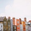 Colorful houses for sale