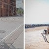 Biking in urban and suburban landscapes