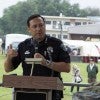 Art Acevedo speaking at an event