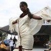 A model walks the runway at the Ethiopian Fashion Show during 2008’s International Festival in Houston. 