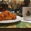 Croissant and a cup of coffee