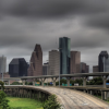 Skyline and overpass