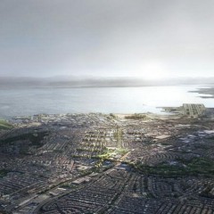 South San Francisco masterplan proposal. Image courtesy of Hassell+.