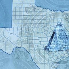 Texas Triangle photo illustration